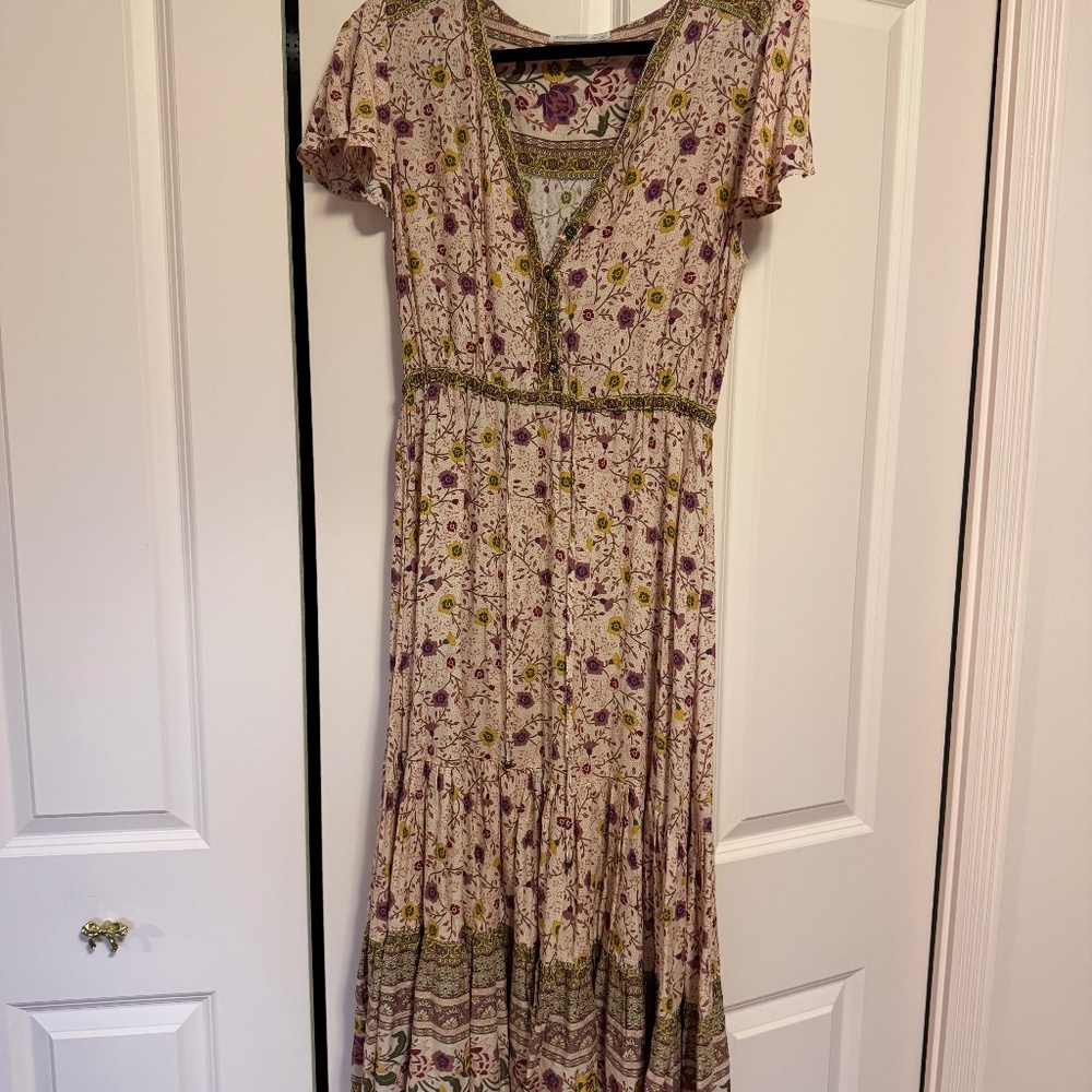 Floral print maxi